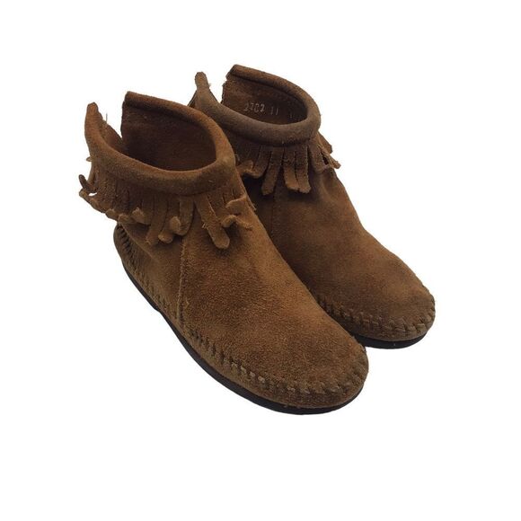Kids Minnetonka Fringe Boot Size 11 - Picture 2 of 7